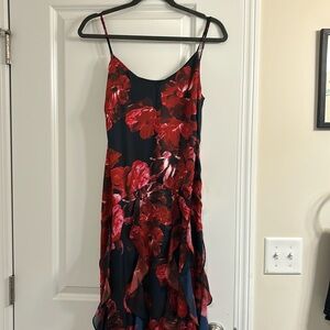 stunning strapless silk dress- size 8
worn once